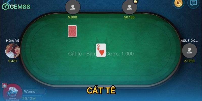 Cát Tê Gem88 – Đánh Bài Đầy Thách Thức Và Chiến Thuật Cao